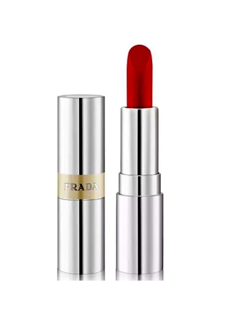 Prada Monochrome Soft Matter Lipstick R28 Fuoco Hyper Matte Miniature 1.3 g New